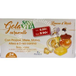 Sanavita Gola Lim Miele 24Cpr