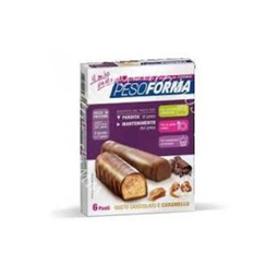 Pesoforma Barrette Cioccolato Caramello, 12pezzi