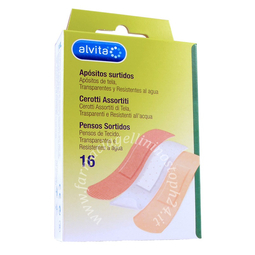Alvita cerotti assortiti 16 pezzi