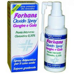 Collutorio spray con clorexidina forhans clexidin 50ml