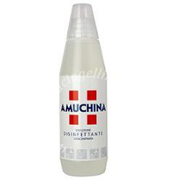 Disinfettante igienizzante a base di ipoclorito di sodio antimicrobico ad ampio spettro d'azione amuchina liquida 100% 1000 ml