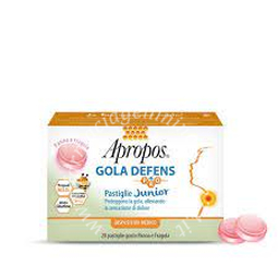 Apropos gola defens pro 20 pastiglie junior panna fragola
