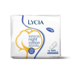 Lycia Cotone Ali Notte, 10pz
