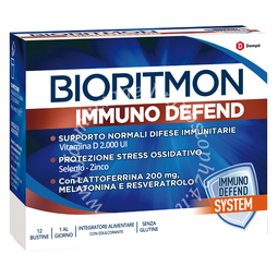 Bioritmon immuno defend bustine - Farmacia Gellini NO STOP H24 365 GIORNI L'ANNO
