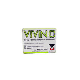 Vivin c 330 mg + 200 mg compresse effervescenti  330 mg + 200 mg compresse effervescenti 20 compresse 