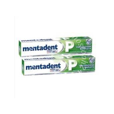 Mentadent P Prevenzione ompleta Dentifricio, 2X75ml Promo