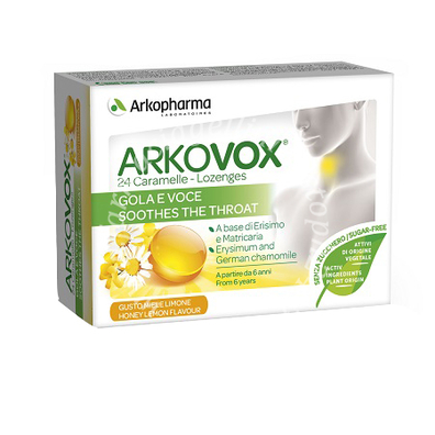Arkovox miele/limone 24 caramelle