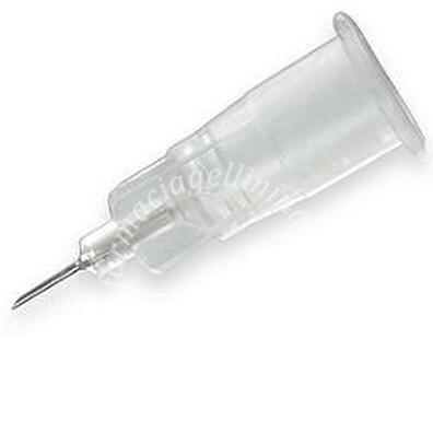 Ago pic sterile monouso per mesoterapia in blister singolo pell pack cono luer lock parete sottile e trattamento siliconico anti/attrito gauge0,40x6mm 1 pezzo