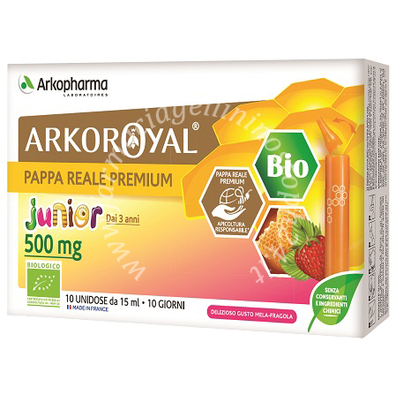 Arkoroyal pappa reale biologica 500 mg 10 unica dose