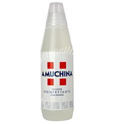 Disinfettante igienizzante a base di ipoclorito di sodio antimicrobico ad ampio spettro d'azione amuchina liquida 100% 1000 ml