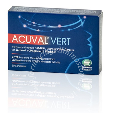 Acuval vert 20 compresse