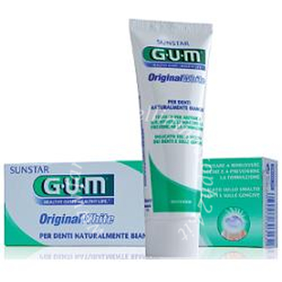 Gum original white dentif 75ml