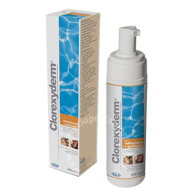 Clorexyderm soluzione schiuma 200 ml
