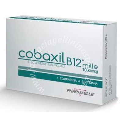 Cobaxil b12 1000 mcg 5 compresse sublinguali