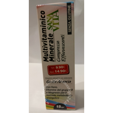 Sanavita multivitaminico effervescente 15 compresse