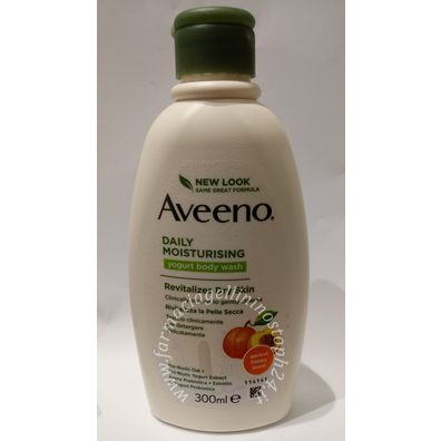 Aveeno bagno doccia yogurt albicocca & miele 300 ml