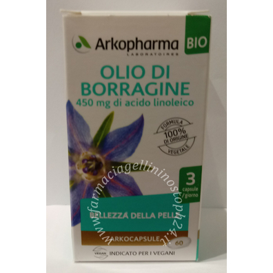 Arkocps olio borragine bio 60 capsule