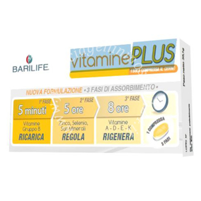 Barilife vitamine plus 30 compresse trifase