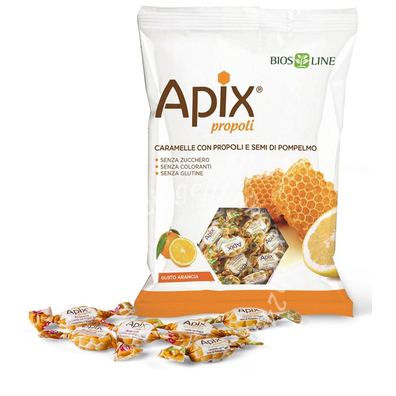 Apix propoli caramella arancia 50 g biosline