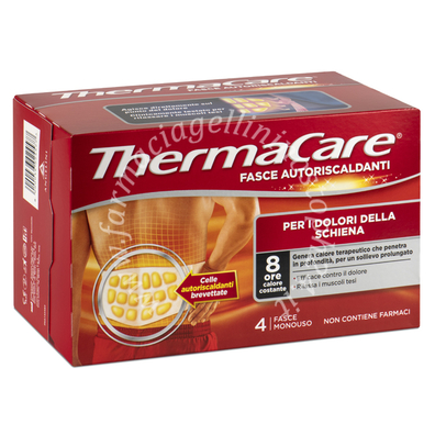 Fascia autoriscaldante a calore terapeutico thermacare schiena 4 pezzi