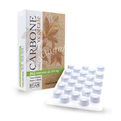 Carbone vegetale 50 compresse