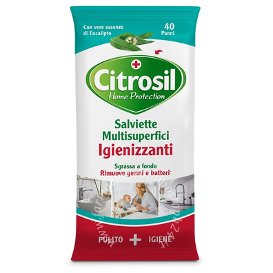 Citrosil salviette igienizzanti eucalipto 40 pezzi