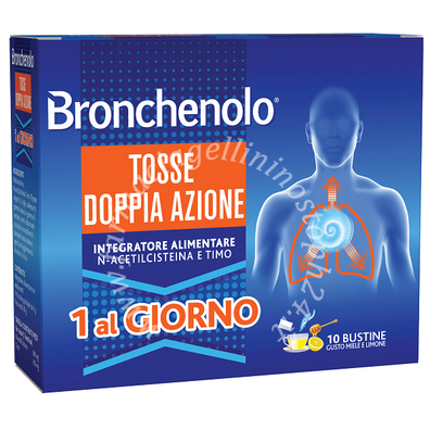 Bronchenolo tosse doppia azione 10 bustine