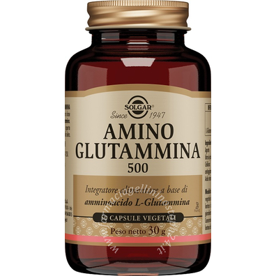 Amino glutammina 500 50 capsule vegetali