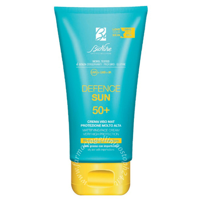 Defence sun crema viso mat spf50+ protezione molto alta 50 ml