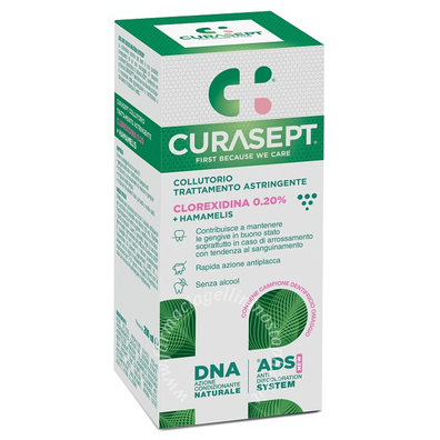 Curasept collutorio ads dna trattamento astringente 200 ml