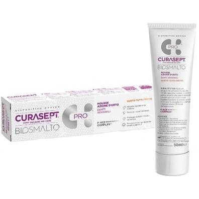 Curasept biosmalto mousse denti sensibili 50 ml