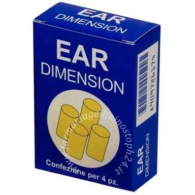 Ear dimension tappo auricolare in spugna 4 pezzi