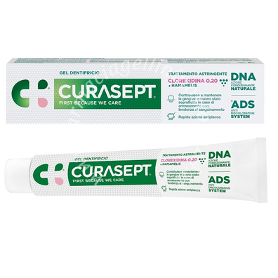 Curasept gel dentifricio ads dna trattamento astringente 75 ml