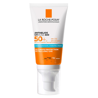 Anthelios uvmune crema idratante spf50+ senza profumo 50 ml