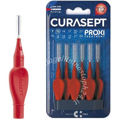 Curasept proxi t12 rosso/red 6 pezzi