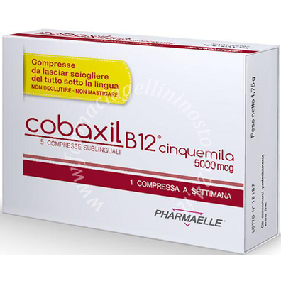 Cobaxil b12 5000mcg 5 compresse sublinguali