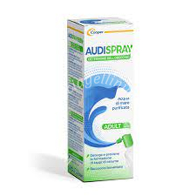 Audispray adult 12+ soluzione di acqua di mare ipertonica spray senza gas detersione orecchio 50ml