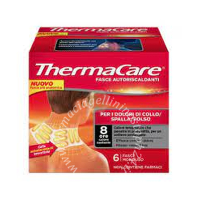 Fasce autoriscaldanti a calore terapeutico thermacare collo/spalla/polso 6 pezzi