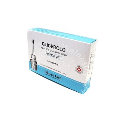 Glicerolo marco viti soluzione rettale adulti 6,75 g soluzione rettale 6 contenitori monodose con camomilla e malva